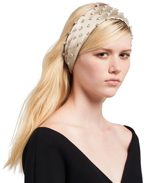 prada headbands women.